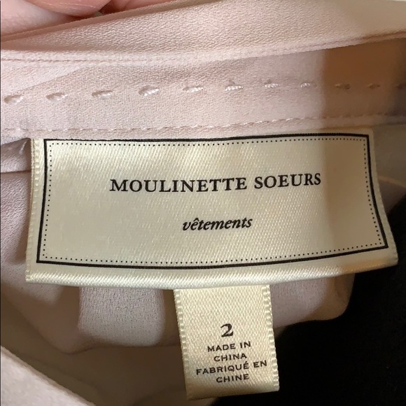 MOULINETTE SOUERS....semi sheer blouse - Picture 4 of 9